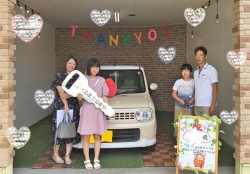 2019年7月21日のくるまだるまやのお客様