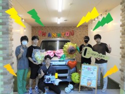 2021年8月10日のくるまだるまやのお客様